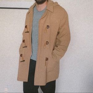 Vintage Croydon Wool Duffle Plaid Lining Coat